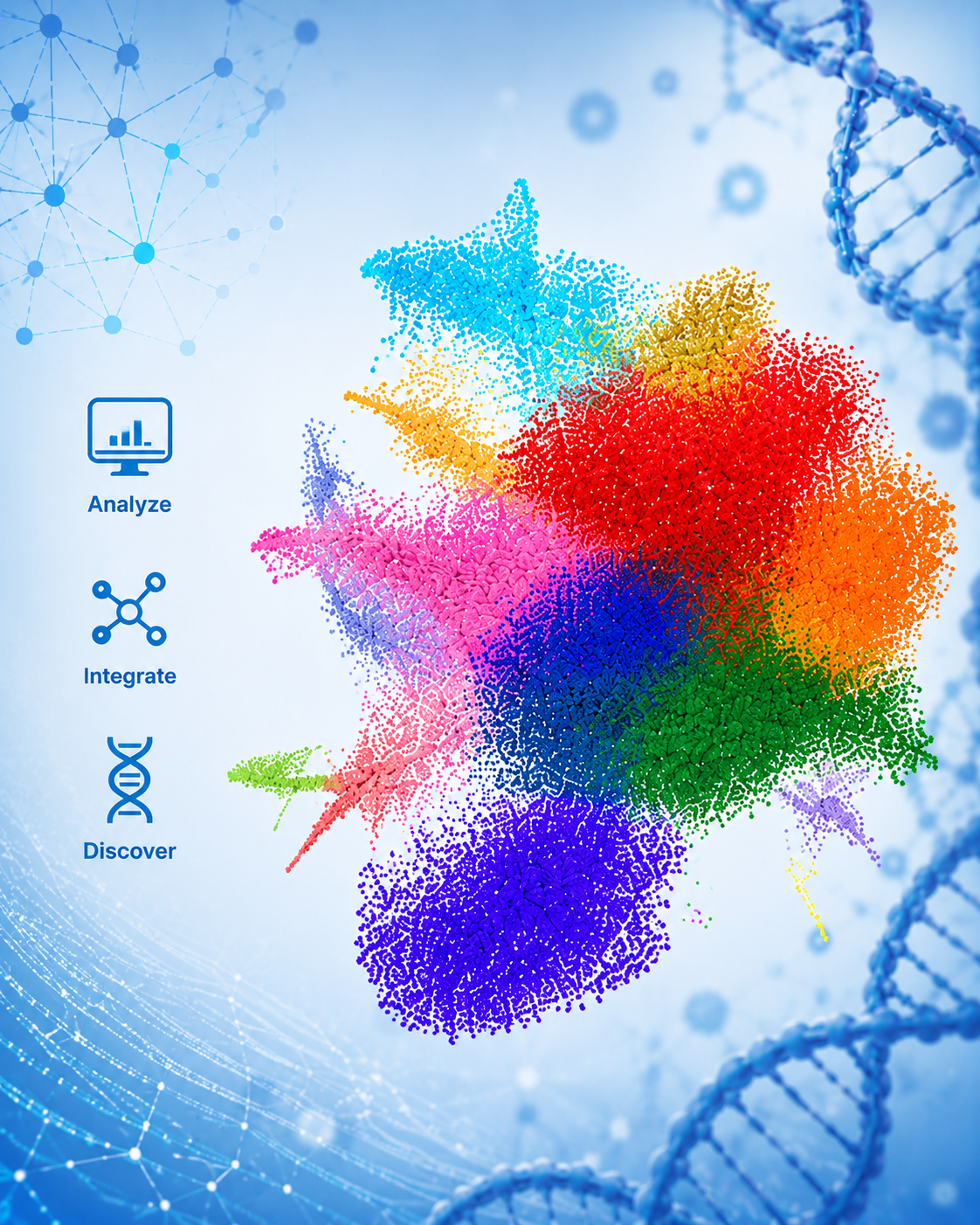 Single-cell clustering and omics analysis